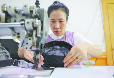 訂單式生產 促進就業增收